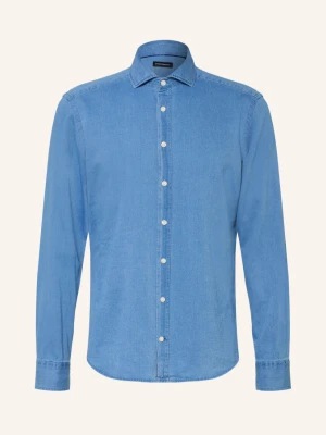 Strokesman's Koszula Dżinsowa O Kroju Slim Fit blau NIEBIESKI