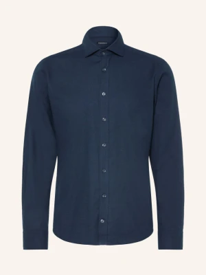 Strokesman's Koszula Flanelowa O Kroju Regular Fit blau GRANATOWY