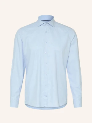 Strokesman's Koszula Flanelowa O Kroju Regular Fit blau JASNONIEBIESKI