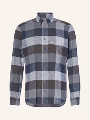 Strokesman's Koszula Flanelowa Regular Fit grau