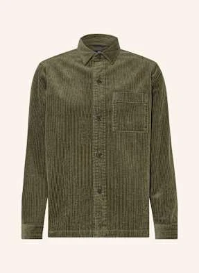 Strokesman's Koszula Sztruksowa Regular Fit gruen