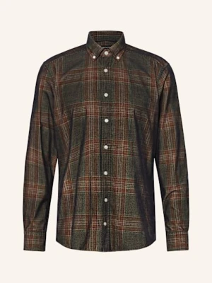 Strokesman's Koszula Sztruksowa Regular Fit gruen