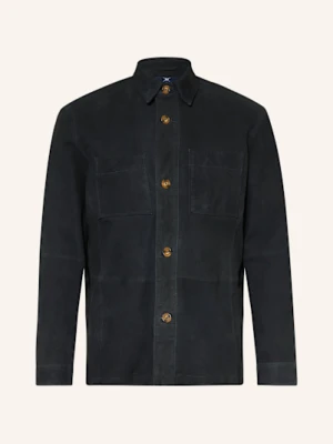 Strokesman's Koszula Wierzchnia Skórzana blau