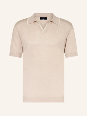 Strokesman's Koszulka Polo Z Dzianiny beige