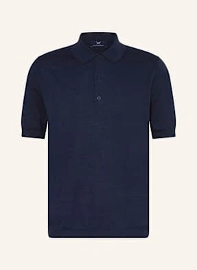 Strokesman's Koszulka Polo Z Dzianiny blau