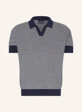 Strokesman's Koszulka Polo Z Dzianiny blau