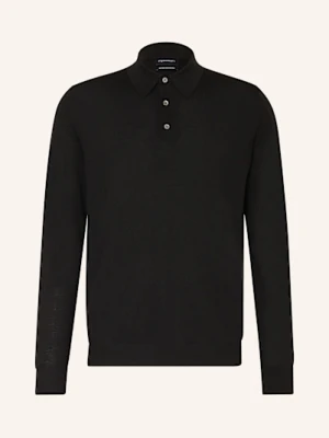 Strokesman's Koszulka Polo Z Dzianiny schwarz