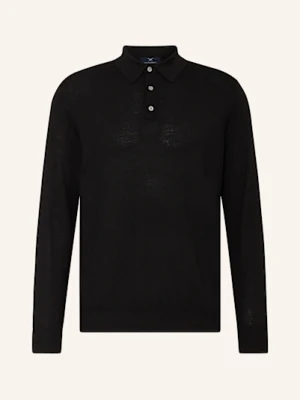 Strokesman's Koszulka Polo Z Dzianiny schwarz