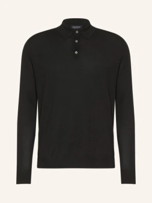 Strokesman's Koszulka Polo Z Dzianiny schwarz CZARNY