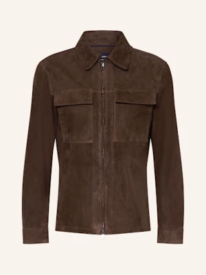 Strokesman's Kurtka Skórzana braun