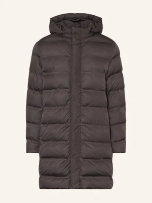 Strokesman's Płaszcz Pikowany Z Izolacją Dupont™ Sorona® I Odpinanym Kapturem schwarz