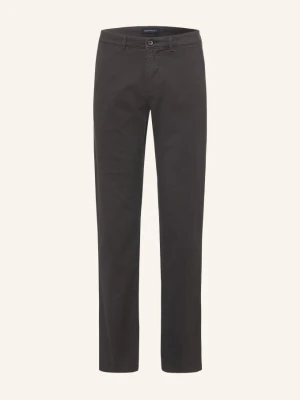Strokesman's Spodnie Chino O Kroju Slim Fit grau CZIEMNOSZARY