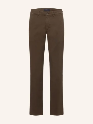 Strokesman's Spodnie Chino O Kroju Slim Fit gruen OLIWKOWY