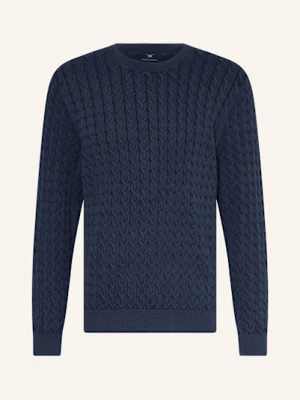 Strokesman's Sweter blau GRANATOWY