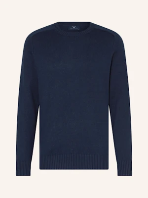 Strokesman's Sweter blau GRANATOWY
