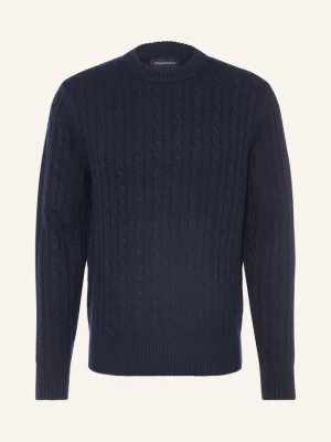 Strokesman's Sweter blau GRANATOWY