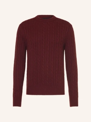 Strokesman's Sweter rot CIEMNOCZERWONY