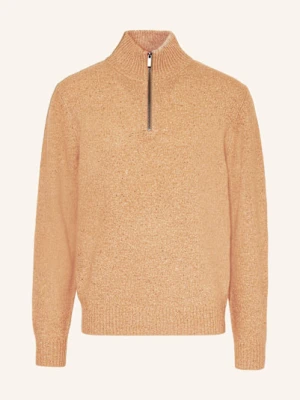 Strokesman's Sweter Typu Troyer braun CAMELOWY