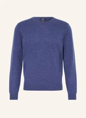 Strokesman's Sweter Z Kaszmiru blau