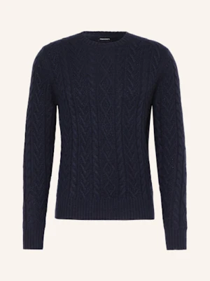 Strokesman's Sweter Z Kaszmiru blau GRANATOWY