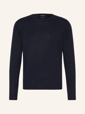Strokesman's Sweter Z Kaszmiru blau GRANATOWY