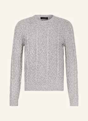 Strokesman's Sweter Z Kaszmiru grau