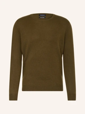 Strokesman's Sweter Z Kaszmiru gruen OLIWKOWY