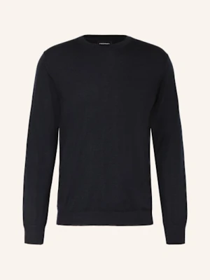 Strokesman's Sweter Z Wełny Merino blau