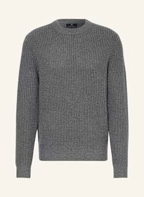 Strokesman's Sweter Z Wełny Merino grau