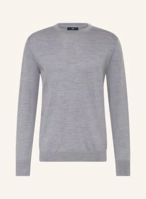 Strokesman's Sweter Z Wełny Merino grau