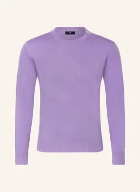 Strokesman's Sweter Z Wełny Merino lila