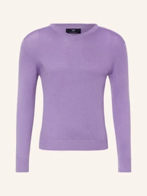 Strokesman's Sweter Z Wełny Merino lila