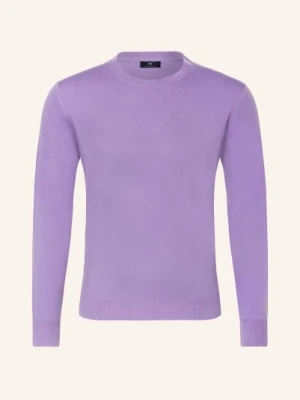 Strokesman's Sweter Z Wełny Merino lila