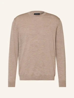 Strokesman's Sweter Z Wełny Merynosowej beige