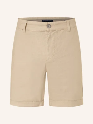 Strokesman's Szorty Chinosy Slim Fit Z Lnem beige