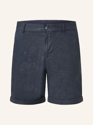 Strokesman's Szorty Chinosy Slim Fit Z Lnem blau