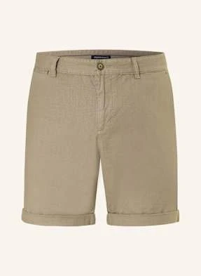 Strokesman's Szorty Chinosy Slim Fit Z Lnem gruen