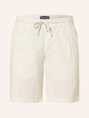 Strokesman's Szorty O Regularnym Kroju Z Lnem beige