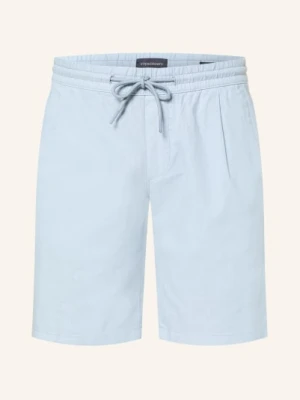 Strokesman's Szorty O Regularnym Kroju Z Lnem blau