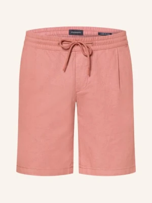 Strokesman's Szorty O Regularnym Kroju Z Lnem braun
