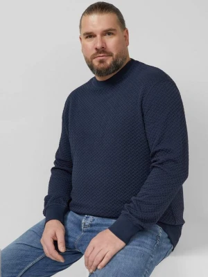 Strukturalna bluza z okrągłym dekoltem s.Oliver niebieski