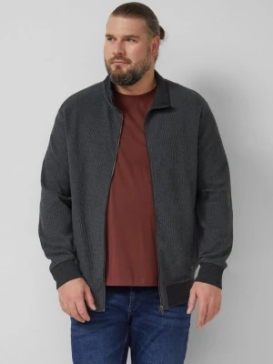 Strukturalna bluza ze stójką s.Oliver szary