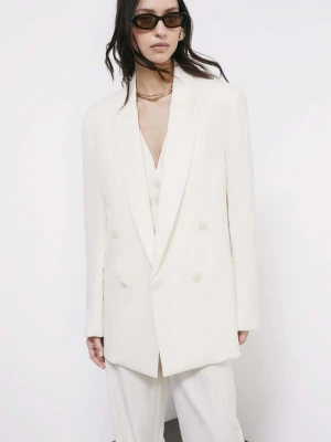Strukturalny dwurzędowy blazer PATRIZIA PEPE