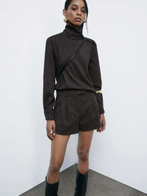 Strukturalny sweter z wysokim kołnierzem PATRIZIA PEPE