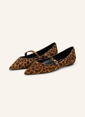 Stuart Weitzman Baleriny Mary Jane Emilia braun