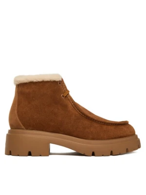 Stuart Weitzman Botki Hudson Shrling SM607 YHV Miedziany