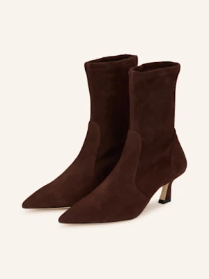 Stuart Weitzman Botki Vinnie Bootie 50 braun
