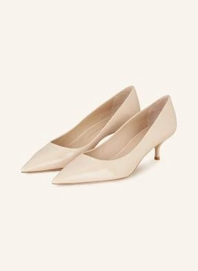 Stuart Weitzman Czółenka Lakierowane Stuart Power 50 beige