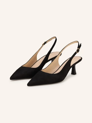 Stuart Weitzman Czółenka Z Odkrytą Piętą Stuart Sclpt 50 schwarz