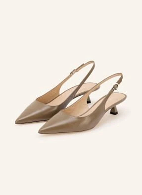Stuart Weitzman Czółenka Z Odkrytą Piętą Stuart Sculpt gruen